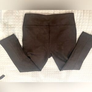 Faux suede ponte pants - 2 PAIRS! One black and one blue.